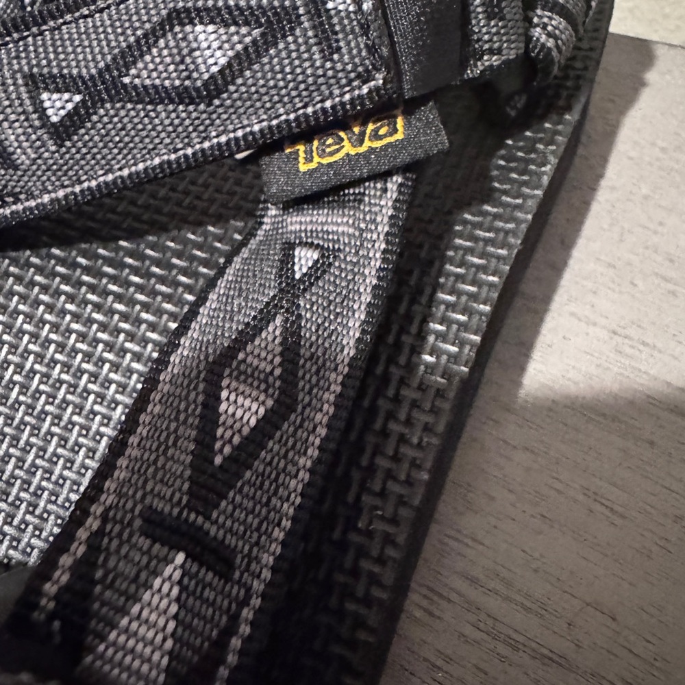 Teva Dark Gray Sandals With Patterned Straps - image 5